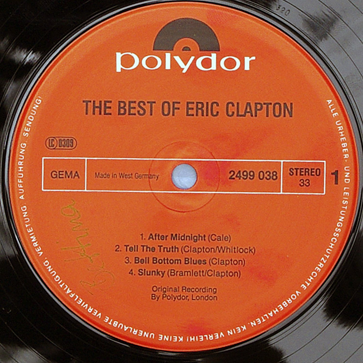  ERIC CLAPTON THE BEST в продаже