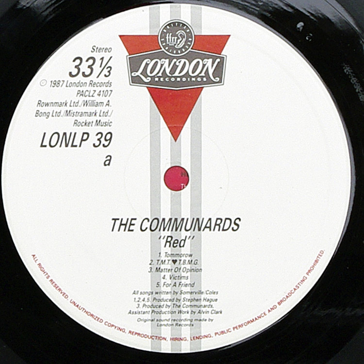  THE COMMUNARDS Red в продаже