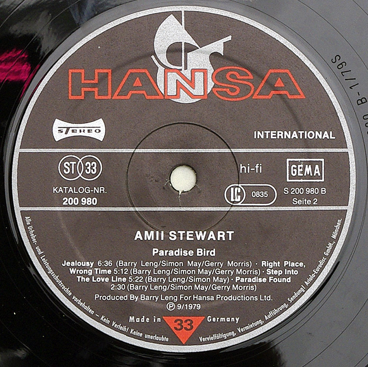  AMII STEWART Paradise Bird в продаже