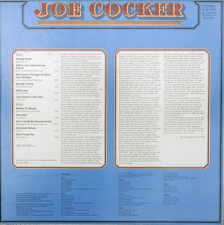  Joe Cocker  в продаже