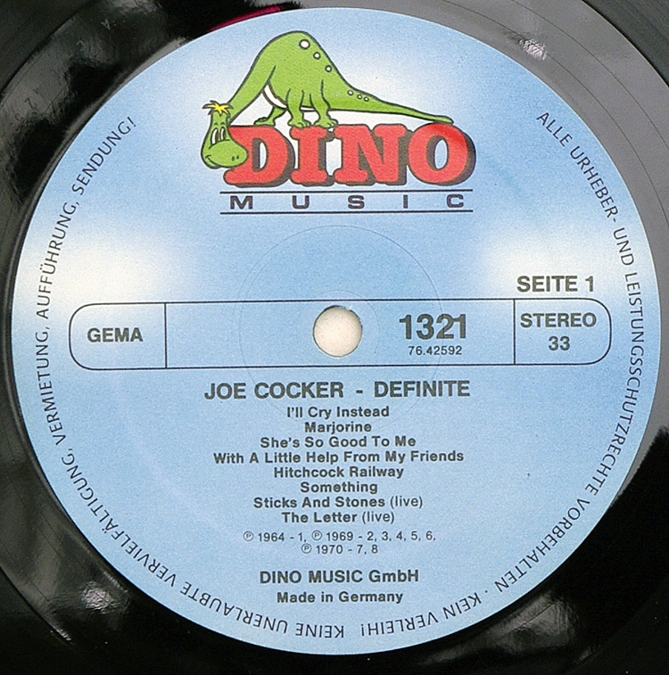  Joe Cocker Definite 1964-1968 (His Greatest Songs) в продаже