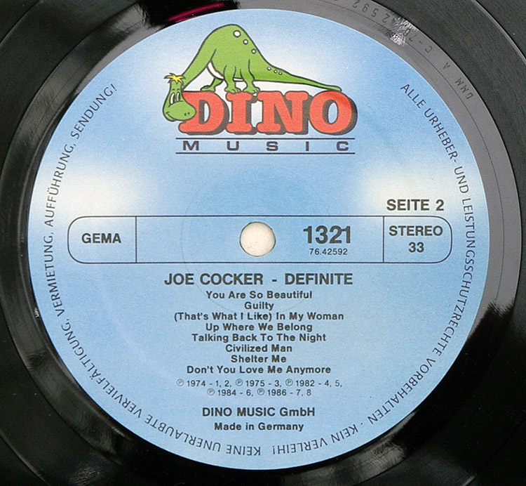  Joe Cocker Definite 1964-1968 (His Greatest Songs) в продаже