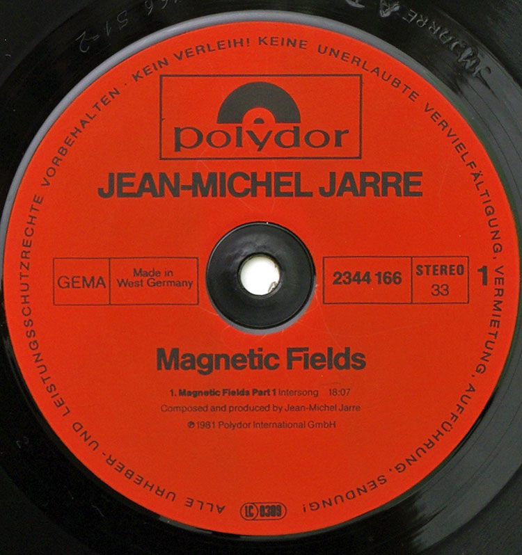  Jean-Michel Jarre Magnetic Fields в продаже