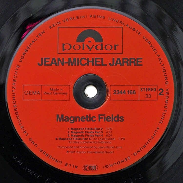  Jean-Michel Jarre Magnetic Fields в продаже