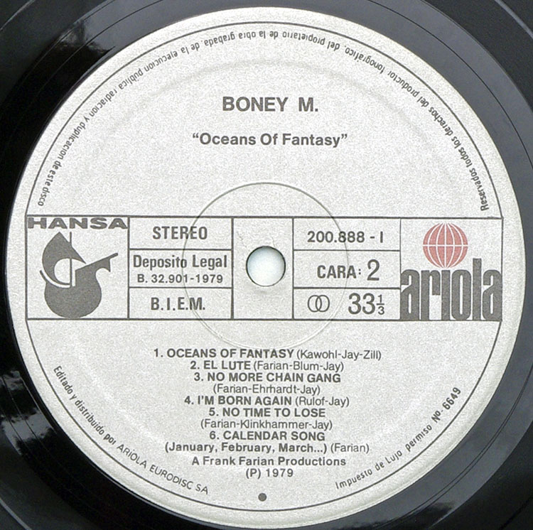  BONEY M Oceans of Fantasy в продаже