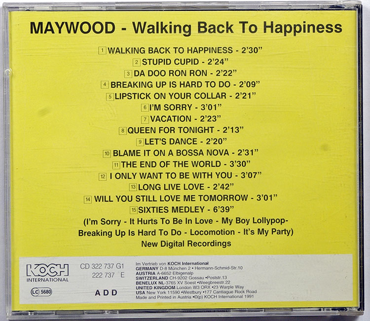  MAYWOOD Walking Back to Happines в продаже