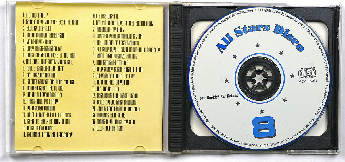  ALL STARS DISCO (2 CD), vol. 7 & 8  в продаже