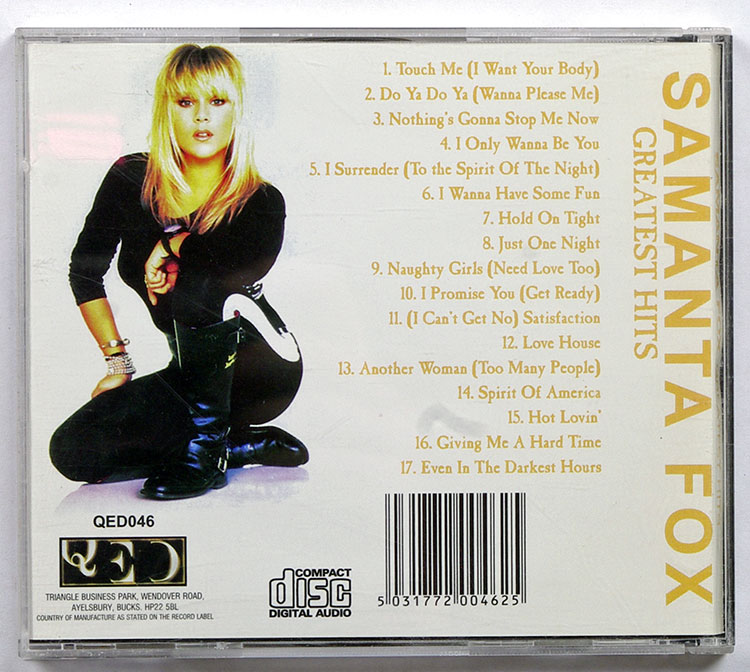  SAMANTA FOX  Greatest Hits в продаже