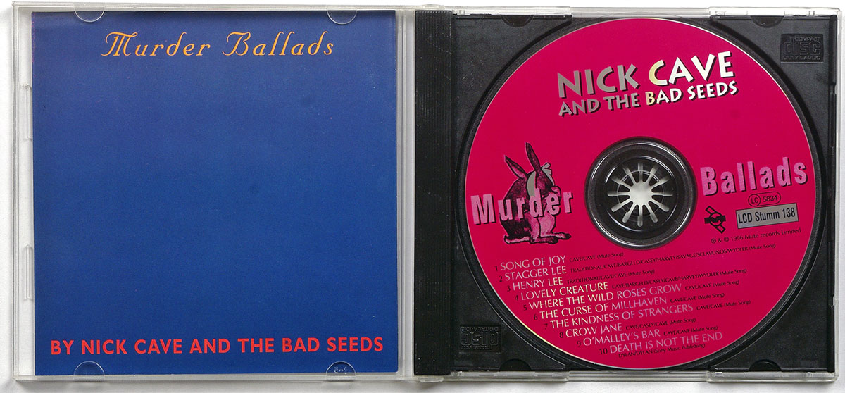  NICK CAVE AND THE BAD SEEDS Murder Ballads в продаже
