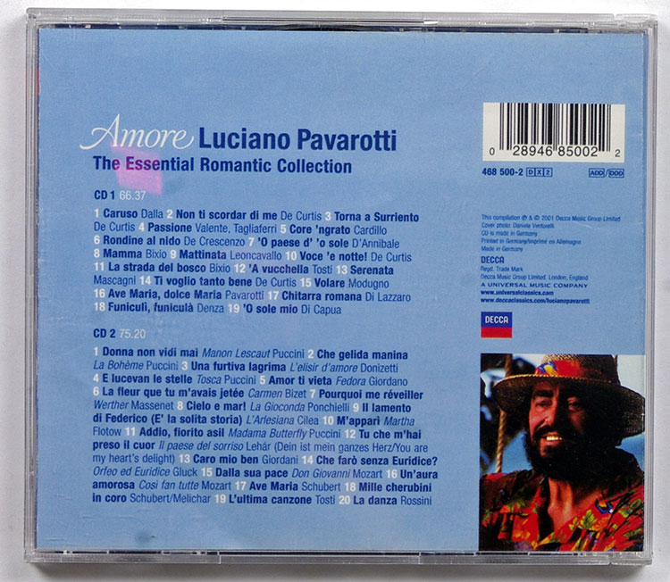  LUCIANO PAVAROTTI Amore в продаже