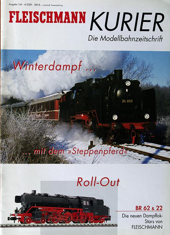  Fleischmann Kurier Die Modellbahnzeitschrift 4/2001 в продаже
