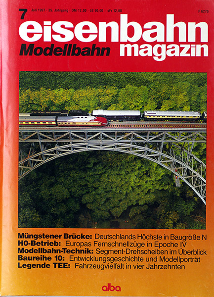  Eisenbahn Magazin 7/1997 в продаже