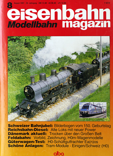  Eisenbahn Magazin 8/1997 в продаже
