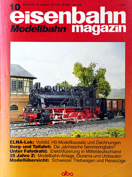  Eisenbahn Magazin 10/1997 в продаже