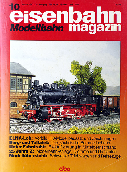 Eisenbahn Magazin 10/1997 купить Eisenbahn Magazin 10/1997 купить