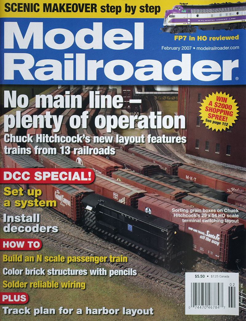  Model Railroader 2/2007 в продаже