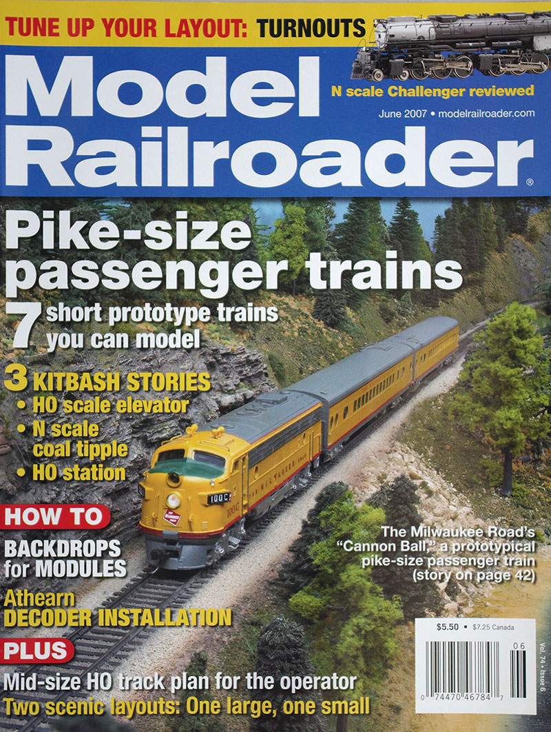  Model Railroader 6/2007 в продаже