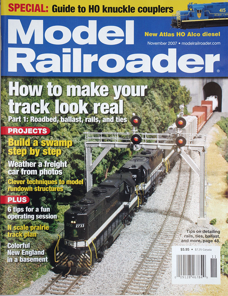  Model Railroader 11/2007 в продаже