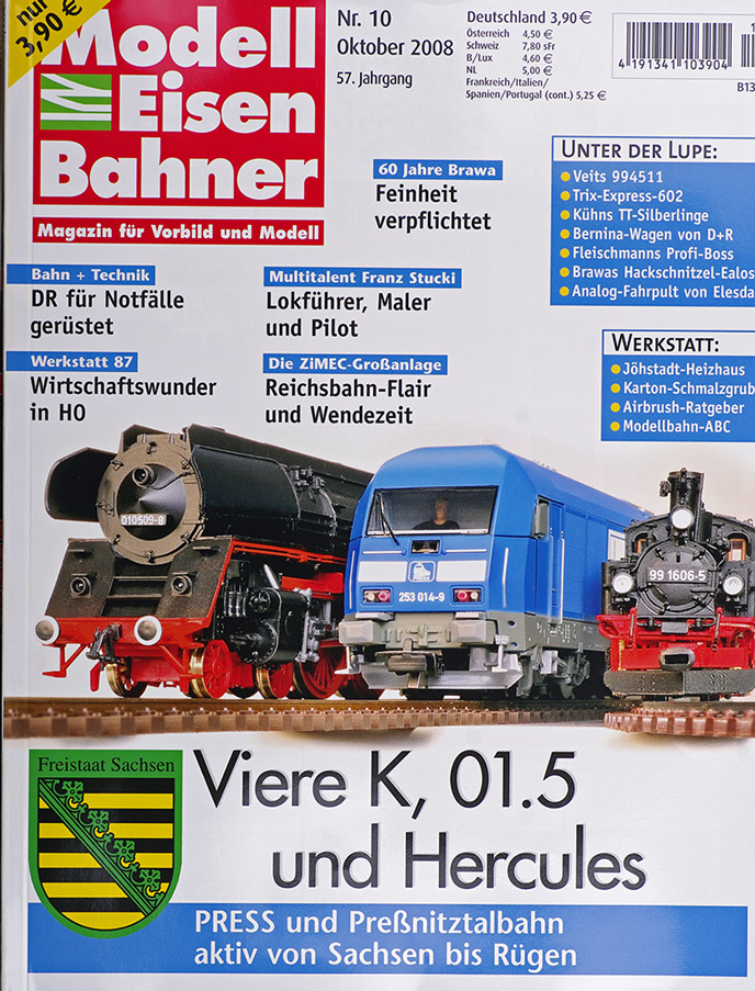  Modell EisenBahner 10/2008 в продаже