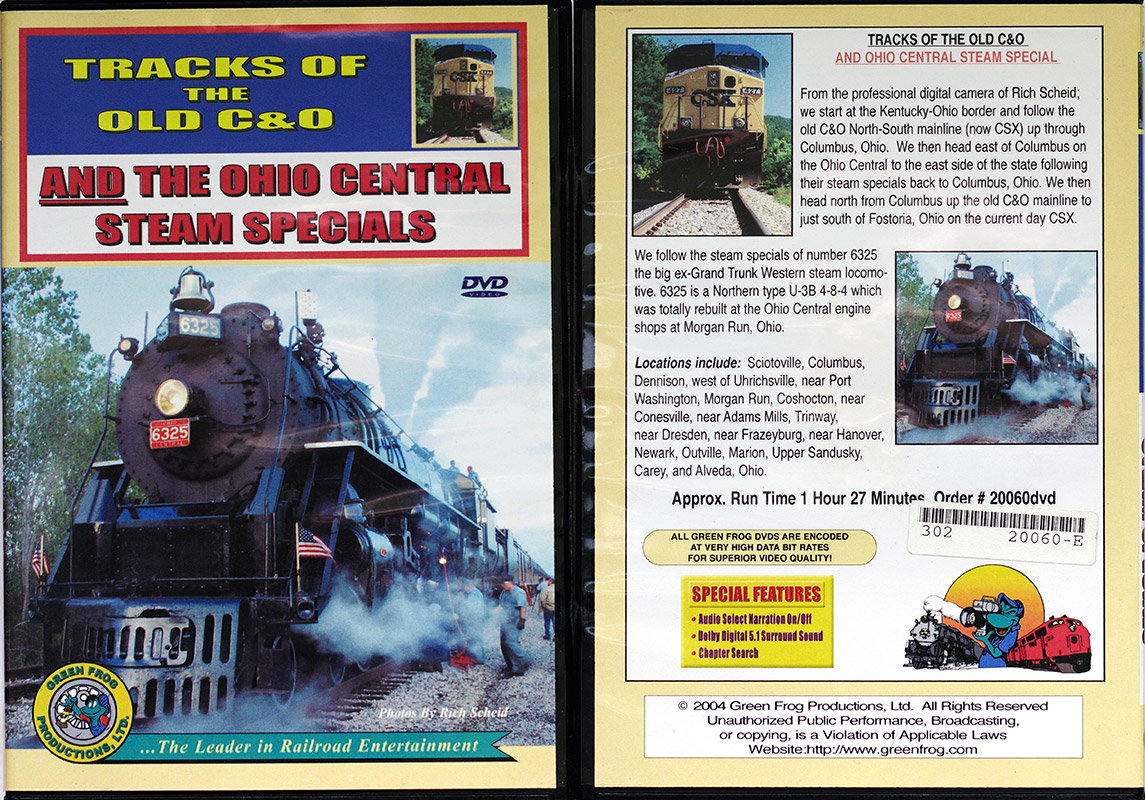  Tracks Of The Old C&O and The Ohio Central Steam Specials (DVD)  в продаже