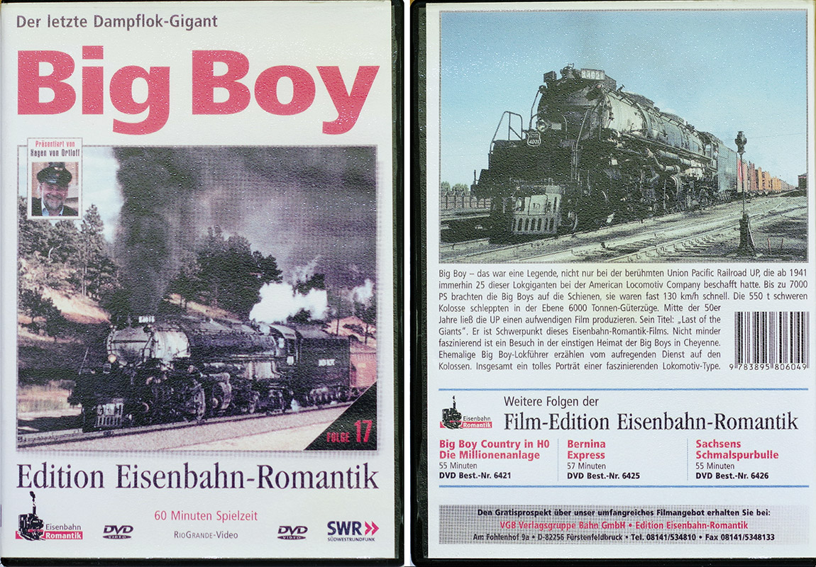  Der letzte Dampflok-Gigant Big Boy (DVD)  в продаже