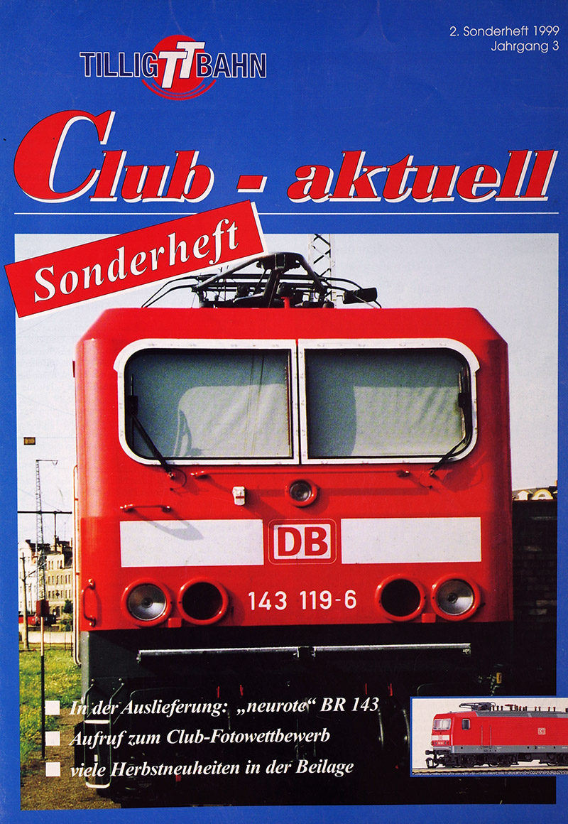  TILLIG TT BAHN Club-aktuell 2/1999 в продаже