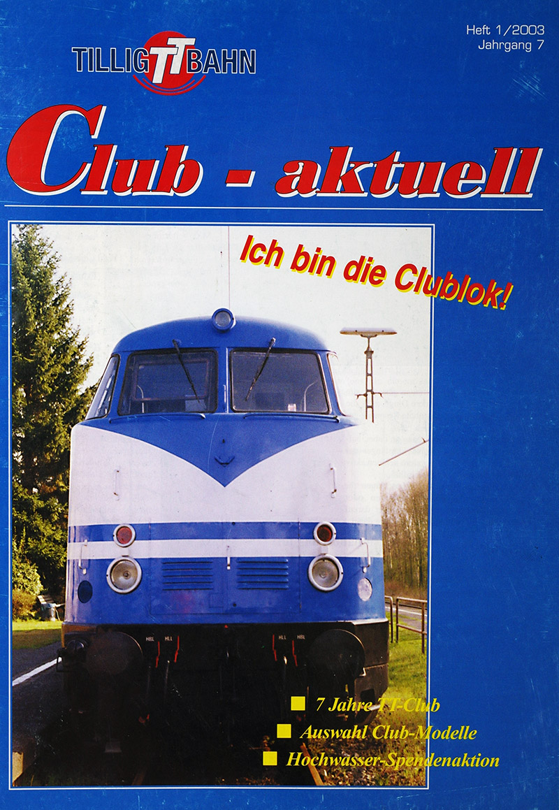  TILLIG TT BAHN Club-aktuell 1/2003 в продаже