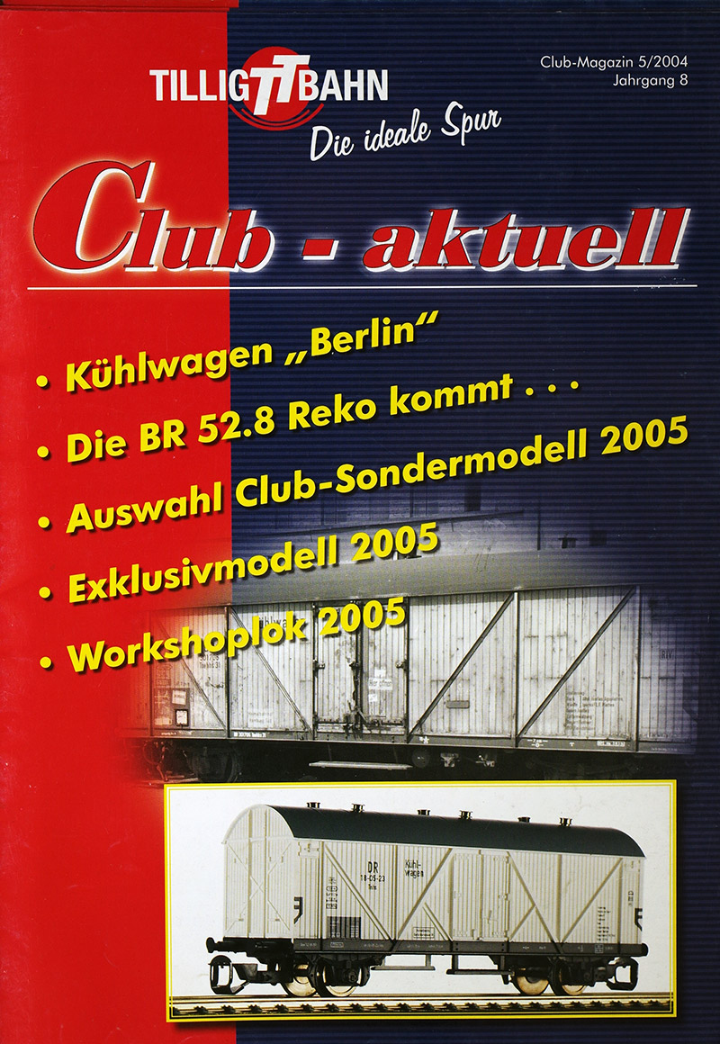  TILLIG TT BAHN Club-aktuell 5/2004 в продаже