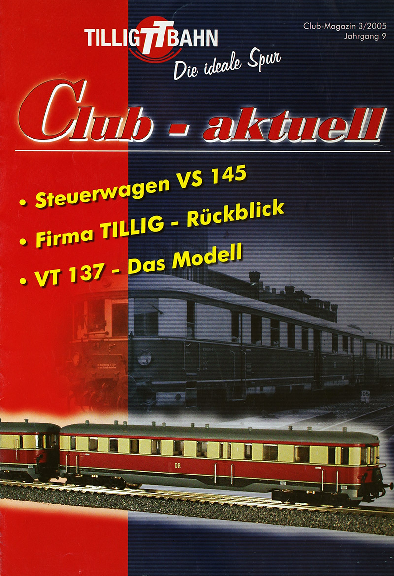  TILLIG TT BAHN Club-aktuell 3/2005 в продаже