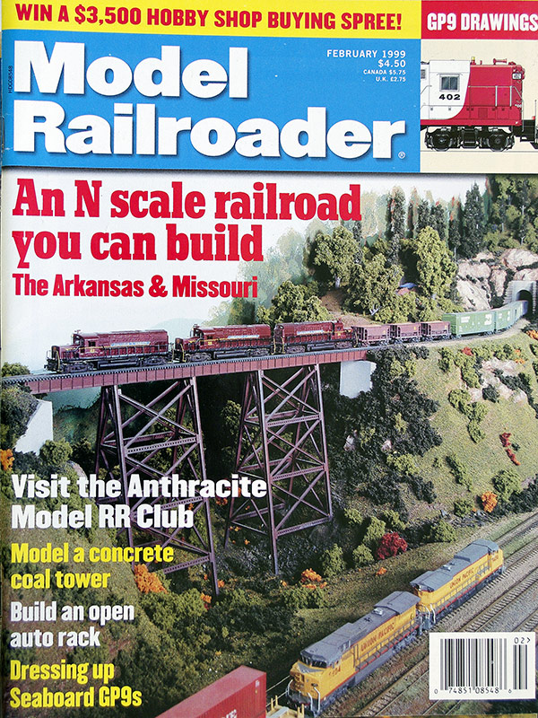  Model Railroader 2/1999 в продаже