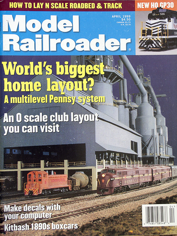  Model Railroader 4/1999 в продаже