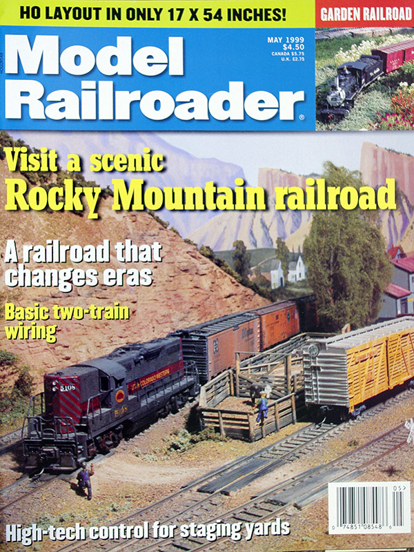  Model Railroader 5/1999 в продаже