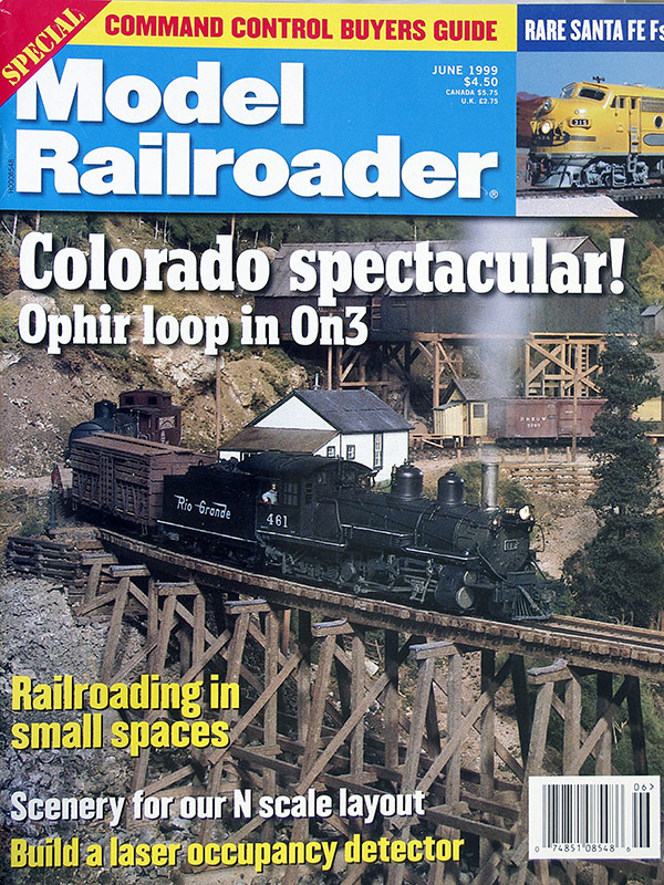  Model Railroader 6/1999 в продаже
