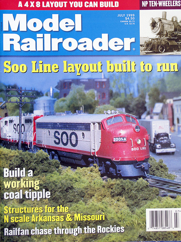  Model Railroader 7/1999 в продаже