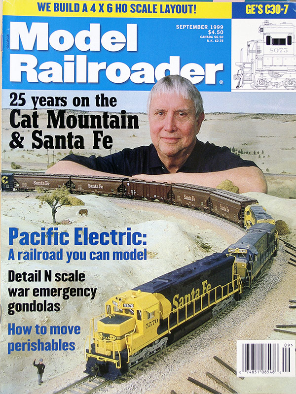  Model Railroader 9/1999 в продаже
