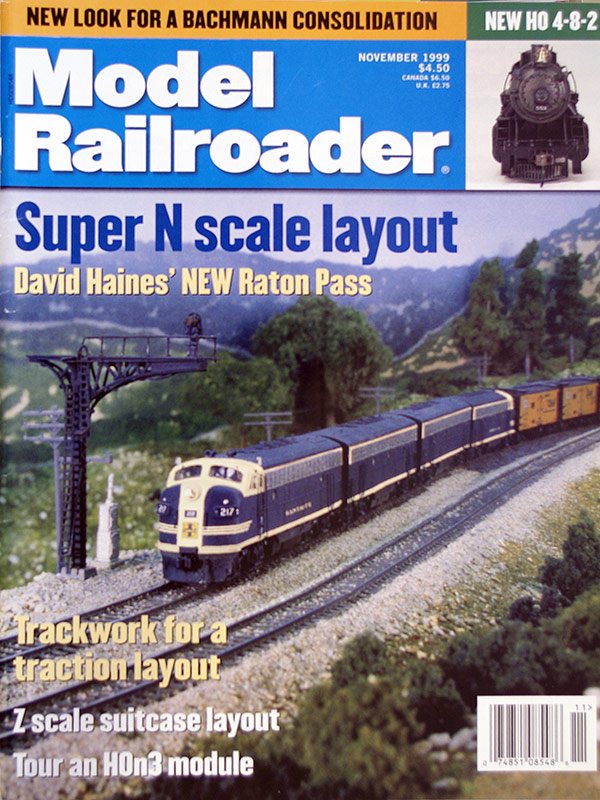  Model Railroader 11/1999 в продаже