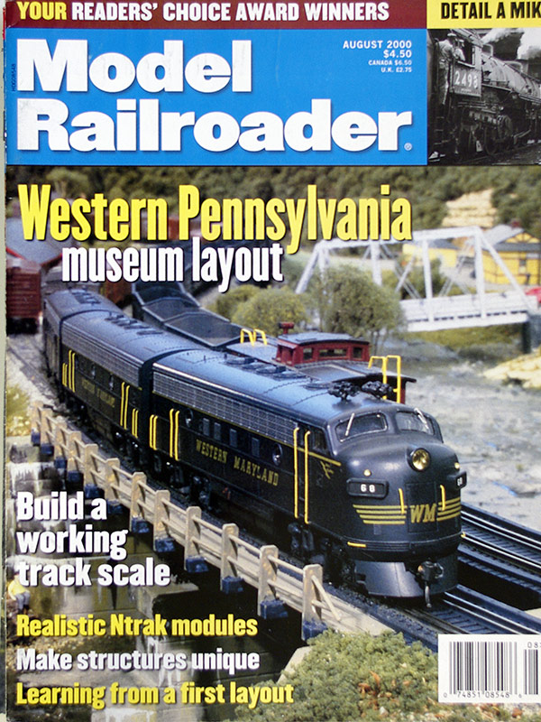  Model Railroader 8/2000 в продаже
