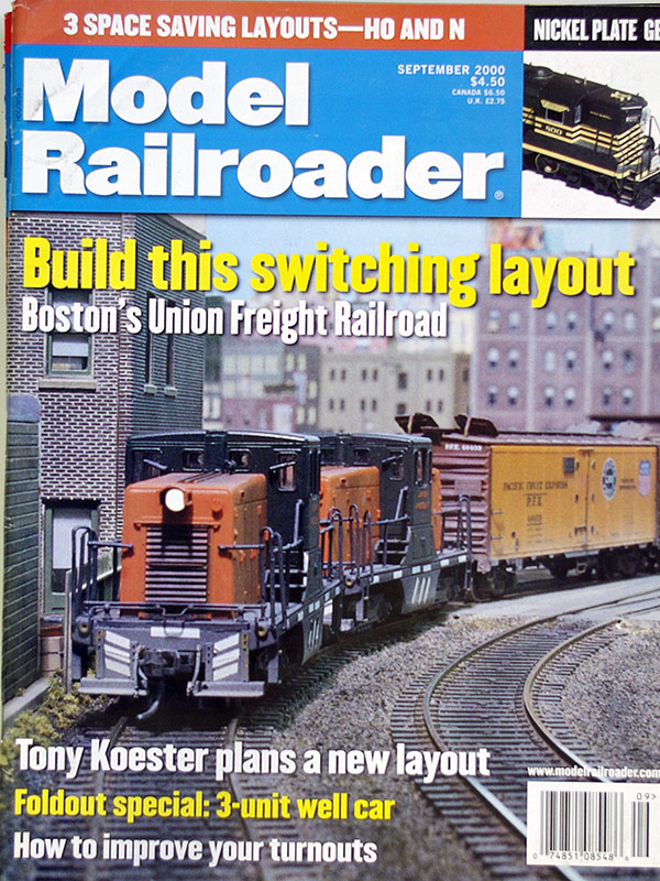  Model Railroader 9/2000 в продаже