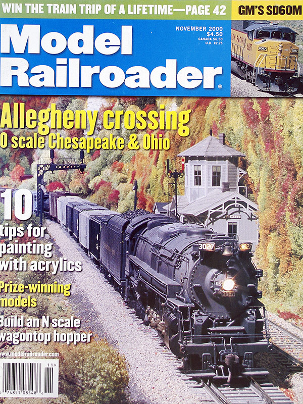  Model Railroader 11/2000 в продаже