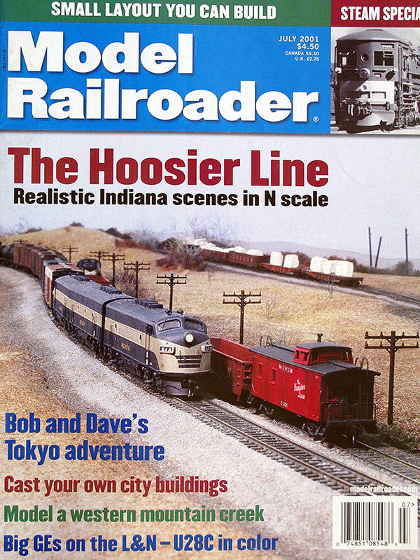  Model Railroader 7/2001 в продаже