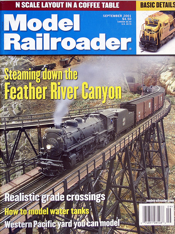  Model Railroader 9/2001 в продаже