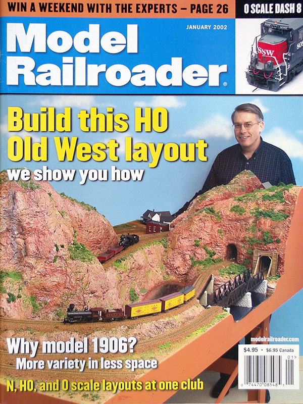  Model Railroader 1/2002 в продаже