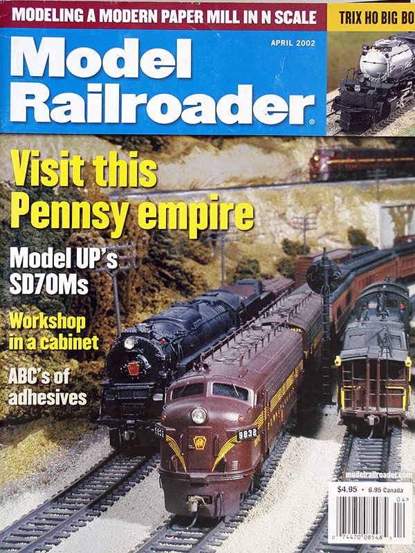  Model Railroader 4/2002 в продаже