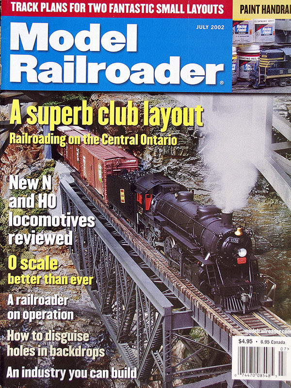 Model Railroader 7/2002 в продаже