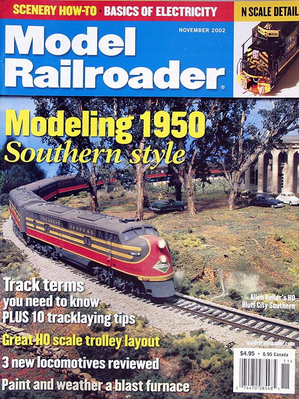  Model Railroader 11/2002 в продаже