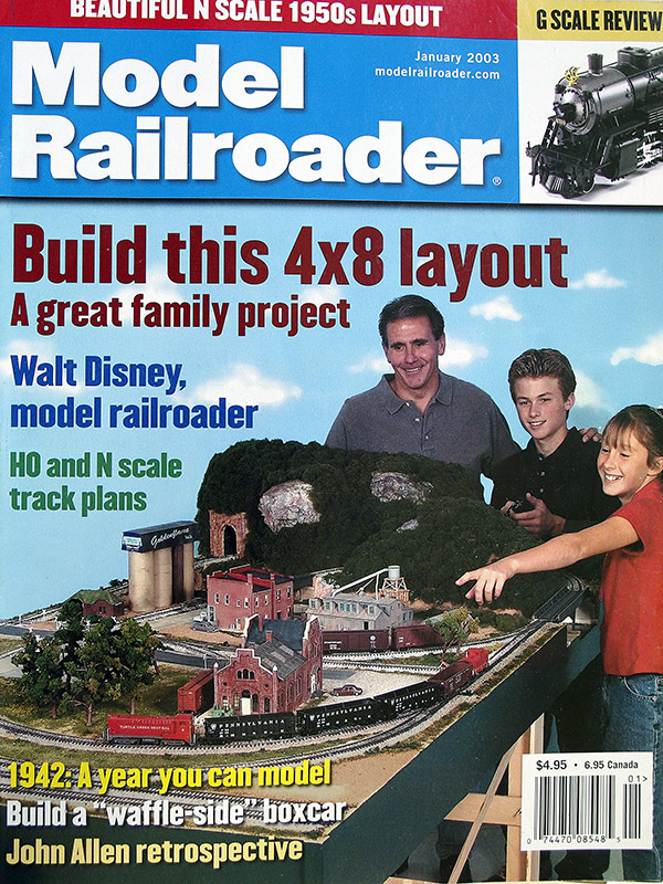  Model Railroader 1/2003 в продаже
