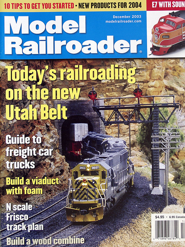  Model Railroader 12/2003 в продаже