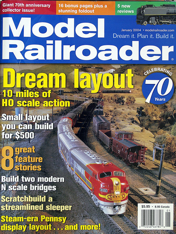  Model Railroader 1/2004 в продаже