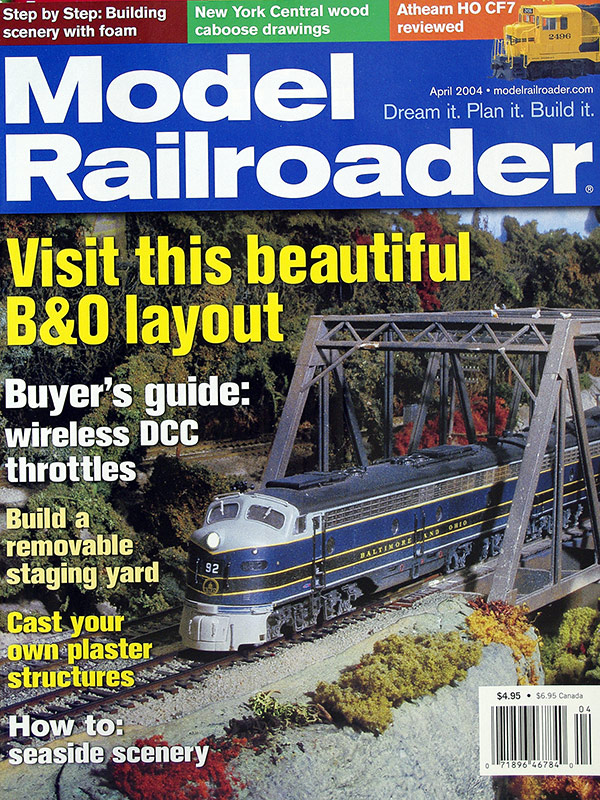  Model Railroader 4/2004 в продаже