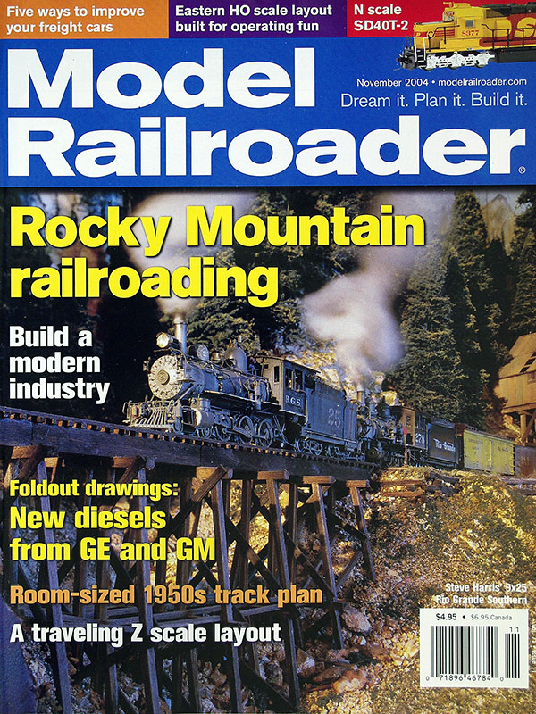  Model Railroader 11/2004 в продаже